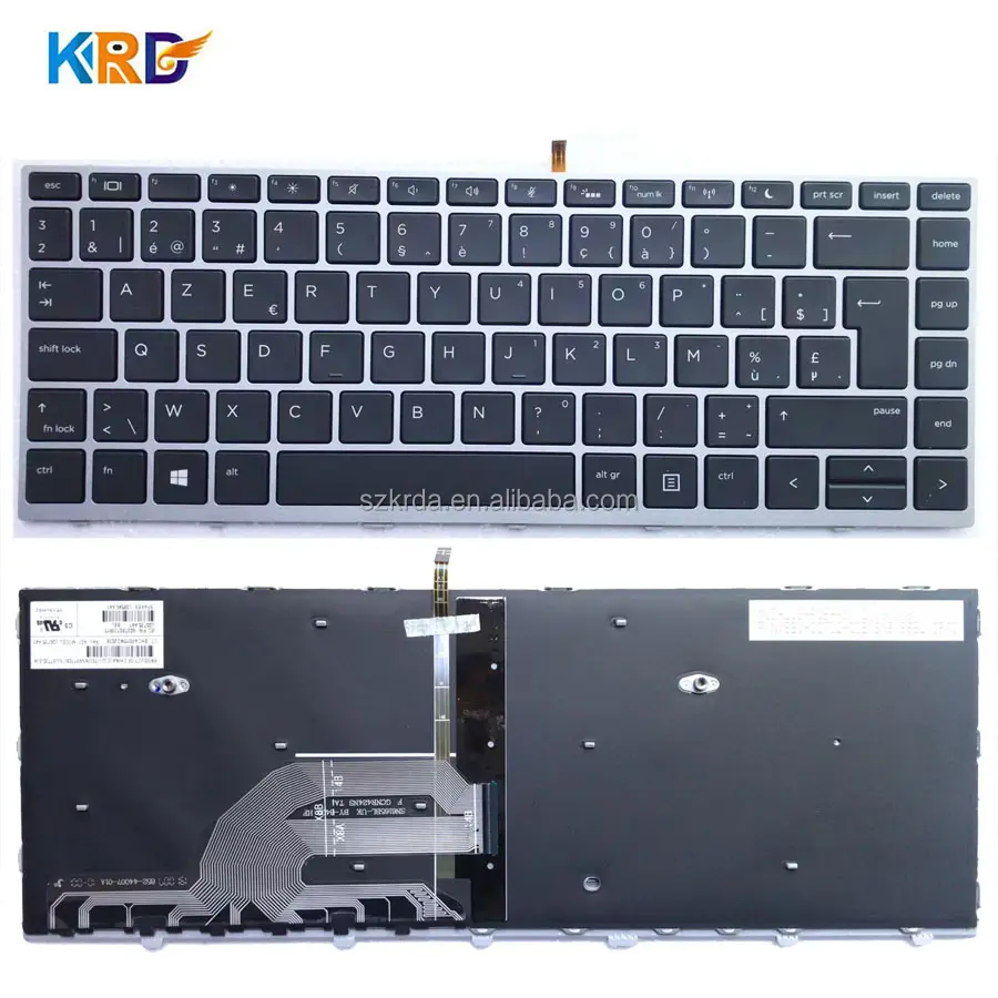 UK SP LA US FR BEベルギーHP 640 G4 640G5ノートブックキーボード交換修理部品用ラップトップキーボード
