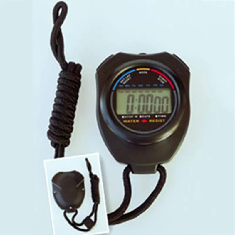 Reloj cronógrafo Digital clásico para deportes, cronógrafo profesional con cuerda, resistente al agua, 1 línea, Ganxin