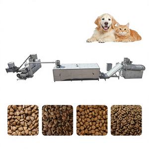 Ligne de production d'aliments pour animaux de compagnie de qualité supérieure, marque Baixin, machine à granulés pour chiens et chats, haute efficacité, capacité de 100 à 1200 kg/h, 380V/440V - Product Image 1