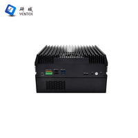 PC industriel embarqué Intel LGA1151 6e-8e génération 6 ports GbE LAN 4 PoE 4 ports RS232 485 422 COM PCIe X16 X8 Rail DIN 9-36V DC