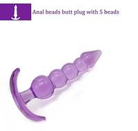 Juego de 6 Tapones Anales, Masajeador de Próstata, Dildo, Juguetes Sexuales para el Ano
