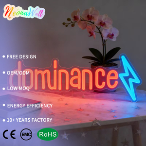 Letrero de Neón Neonawall Dominance, Luces LED Brillantes, Diseño Personalizable, Clasificación IP65, Decoración de <span class=keywords><strong>Pared</strong></span> para Hogar, Cafeterí<span class=keywords><strong>a</strong></span>, Fanáticos del Fútbol - Product Image 1