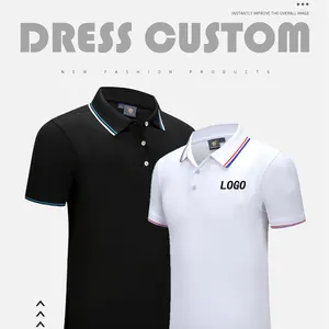 Multiple Colors Cotton Summer Breathable Blank Custom OEM Logo Plain Printing Men Polo Shirt