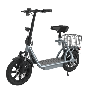 Scooter Eléctrico X12 Gris de 12 Pulgadas, Bicicleta de Reparto de Alimentos de Largo Alcance, Plegable, de Alta Velocidad, X12 - Product Image 1
