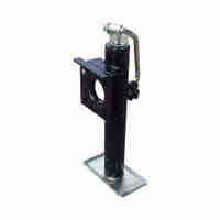 Crics de nivellement de remorque à jambe de chute robuste à vent latéral en acier inoxydable Cheval hydraulique électrique 2000 Lbs le cric de remorque ultime