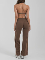 Pantalon évasé pour soulever les fesses, taille haute, jersey doux, vêtements de jogging, legging droit, fitness, gym, vie, danse, studio, club, pantalon de yoga pour femmes