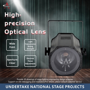 Foco de Superficie, Luces de Proyección LED Blancas, Clasificación IP33, Control DMX512 para Espectáculos Escénicos, Burlescos y de Cabaret - Product Image 4