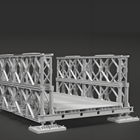 Puente de Arco de Acero Directo de Fábrica con Protección Anticorrosión y Larga Vida Útil