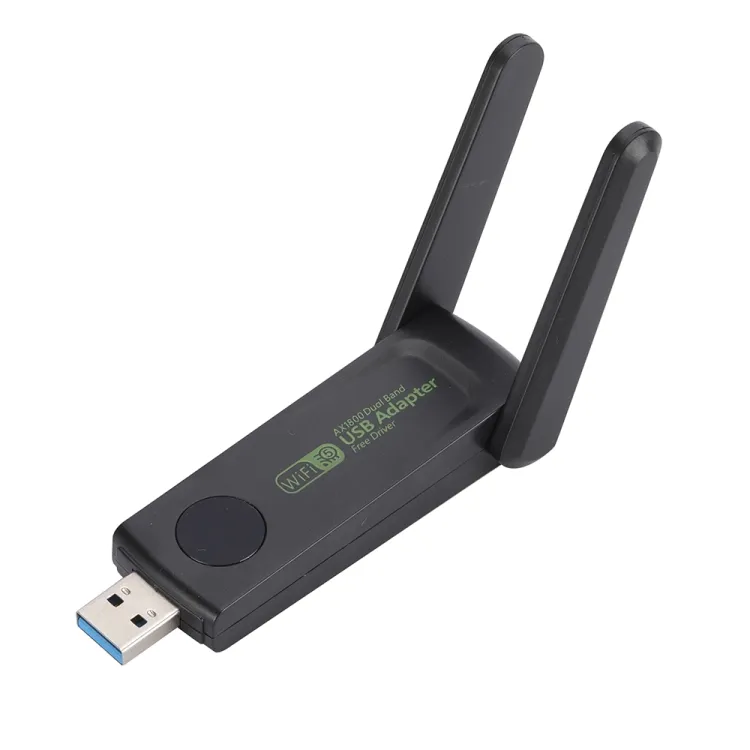 2024WiFi Transmit Wireless Receiver 1516 Driverless Wireless Network Card Gigabit Dual Band 5G 150Mbps Computer USB Network Card