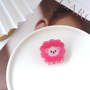 Pince à cheveux en acétate mignonne en forme de mouton de 5,2 cm, petite pince à mâchoires de dessin animé, accessoires de cheveux unisexes personnalisés pour les fêtes et le quotidien - Product Image 6