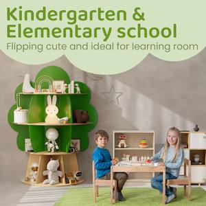 현대 침실과 거실 홈 가구 나무 어린이 책장 어린이를위한 나무 나무 책장 - Product Image 2