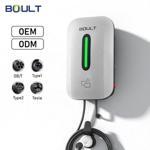 สถานีชาร์จรถยนต์ติดผนังพลังงานใหม่ 7kW 32A สำหรับใช้ในบ้าน - Product Image 1