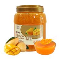 YUECHUANXIANG 3kg Mango & Sinaasappeljam met suiker voor bubble tea & drankenmarkt 30% Brix 12 maanden houdbaarheid