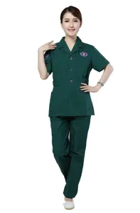 OEM看護ユニフォームインターチェンジ緊急看護ホーム労働者作業服はカスタマイズ可能ロゴポリエステル綿フロスト生地