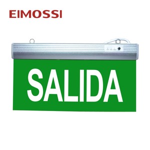 SALIDA khuôn mặt Đôi Pin Khẩn Cấp <span class=keywords><strong>LED</strong></span> Pictogram Dấu Hiệu Cảnh Ánh Sáng - Product Image 2