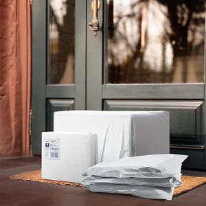 Sacs de Courrier Auto-Adhésifs en Polyéthylène Jaunes, Sacs d'Emballage Imperméables, Sacs d'Expédition 10*13'' Sans Odeur Piquante - Product Image 4