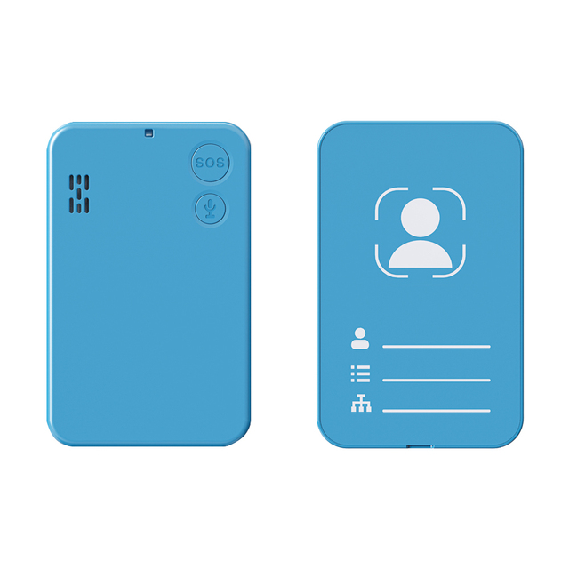 Best Price 4G LTE CAT1 Smart ID Card GPS Tracker Slim Mini SOS Calling Real Time Students Employee Staff Elderly Tracking Device