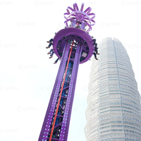 Manège de parc d'attractions palpitant, équipement de parc d'attractions, mini tour de chute, jeux de carnaval, machine à vendre