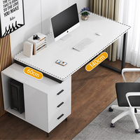 Bureau de jeu pour ordinateur de qualité supérieure, bureau de jeu pour la maison, bureau de travail avec tiroir, table de bureau, mobilier de bureau