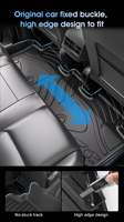 Accessoires automobiles en gros Tapis de sol de voiture 3D TPE de haute qualité pour GWM Poer Cannon Ute (tout-terrain)