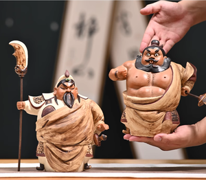 เทพเจ้าประตูบ้านของกวนอูและจางเฟยวังของตกแต่งตู้ไวน์จีนใหม่สุดสร้างสรรค์ - Product Image 4