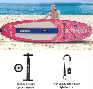 Planches de pagaie gonflables à bas prix planche à pagaie debout <span class=keywords><strong>rose</strong></span> avec sac à dos planche de pagaie antidérapante pour le sport - Product Image 5