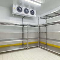 Chambre froide modulaire à construction rapide avec panneaux sandwich PU, compresseur Emerson Inverter, GMP