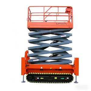 Plataforma Elevadora de Tijera Manual SJPT0407, Altura de Elevación de 7.6M, Trabajo Aéreo Móvil, Totalmente Motorizada, Peso Bruto de 630KG que Garantiza la Estabilidad - Product Image 6