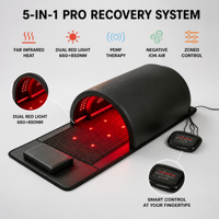 Dôme de sauna infrarouge à lumière rouge ERCON pour la récupération post-entraînement, le bien-être, la maison, portable, pliable, pour tout le corps