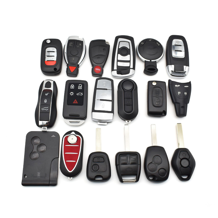 Original Car Keys Manufacturers Transponder Blank Fob Flip Car Remote Control Key Cover Case Universal Keys Shells For Cars