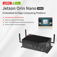 LCFC B500E AI Edge Computer Jetson Orin Nano 8G PC industrial sin ventilador 40 TOPS Server CUDA AI Smart Drones Kits de placa de desarrollo