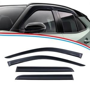 Déflecteur de fenêtre de voiture Pare-pluie de porte Nouveau pare-soleil à injection Accessoires extérieurs pour <span class=keywords><strong>Toyota</strong></span> <span class=keywords><strong>YARIS</strong></span> <span class=keywords><strong>CROSS</strong></span> 2023- - Product Image 2