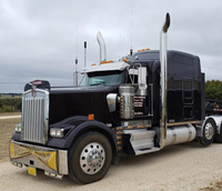 Kit Knalpot Atas 30 Derajat Stainless Steel 8 X 153 Inci untuk Peterbilt 359 379 389