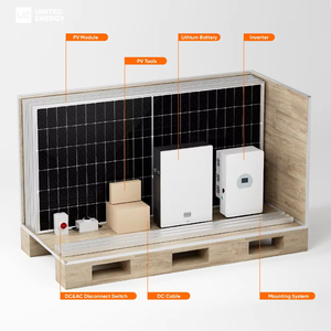 Kit completo all'ingrosso 3/5/10/20/30kW sistema di energia solare a casa Off Grid ibrido con Lifepo4 batteria LV - Product Image 2