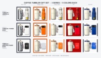 Ensemble Cadeau d'Affaires 3-en-1 : Thermos, Masseur Cervical et Batterie Externe – Gadgets Tech Personnalisables avec Logo pour Entreprises – Vente en Gros