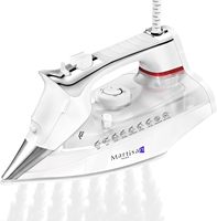 Fer à vapeur professionnel avec semelle en céramique, protection anti-goutte, 2000W, 20-30g/min, arrêt automatique, cordon de 1,8m, vapeur puissante