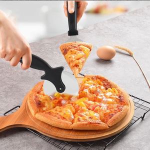 Accessoires de cuisine en gros, outil de cuisson en métal avec logo personnalisé, coupe-pâte en acier inoxydable argenté avec poignée en PP et pelle à pizza - Product Image 5