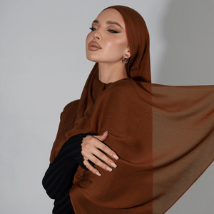 Venta caliente lujoso ligero estilo largo Modal Hijab transpirable suave algodón rayón chal mujeres musulmanes chales tradicionales - Product Image 4