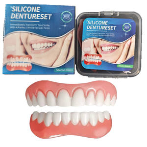 Cubierta Superior e Inferior <span class=keywords><strong>para</strong></span> Dientes Postizos, Carillas Perfect Smile, Ajuste Cómodo, Pasta Flexible <span class=keywords><strong>para</strong></span> Dentaduras, Aparatos Ortodóncicos <span class=keywords><strong>para</strong></span> Doble - Product Image 5