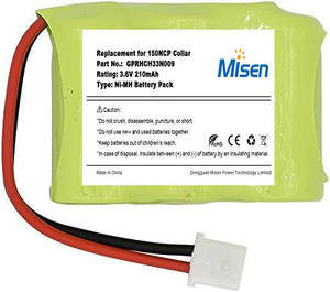 Misen 全新镍氢电池 210mAh/3.6V 狗项圈替换电池 35AAAH3BMX BP20R 150NCP 175NCP 训练 2 型号 200NCP 金色 - Product Image 2