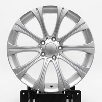 Nouvelles jantes multi-rayons de 19 pouces en alliage argenté brillant pour les séries 5 et 7 G30 G11, 5x120 20 mm