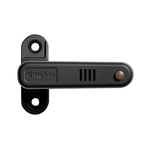 Cerradura de seguridad manual de aleación de zinc negra para puertas y ventanas, con alarma de resonancia, montada en la pared para el hogar - Product Image 1