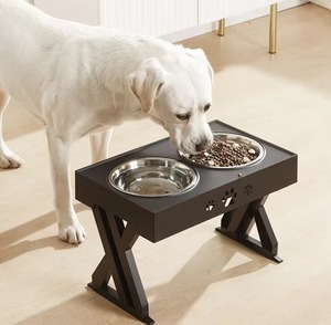 Tigelas Elevadas para Cães em Aço Inoxidável Ecológicas ZMaker com Alimentador Lento, 5 Alturas Ajustáveis - Product Image 3