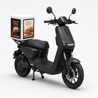 Écran LED mobile P2.5 pour publicité numérique extérieure IP65, idéal pour la promotion de livraison par scooter