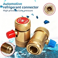 Adaptateur de raccord rapide pour réfrigérant automobile HTL R744, pour raccords de réfrigération, outil de réparation de carrosserie automobile pour Mercedes Maybach