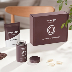 Bouteille <span class=keywords><strong>vide</strong></span> de luxe pour compléments alimentaires, vitamines, poudre protéinée, emballage en sachets stand-up et boîte en papier - Product Image 3