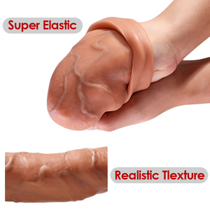 Dickes Waschbares Silikon-Penishülle zur Penisvergrößerung Leistungsstarkes Kondom für Männer Sex - Product Image 5