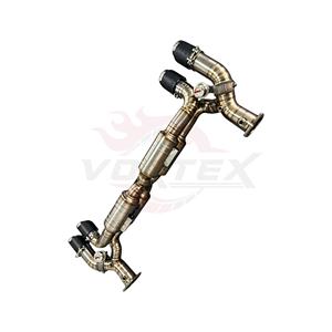 ระบบท่อไอเสียแบบ Catback วัสดุไทเทเนียมดิบ Vortex Ultralight พร้อมปลายท่อคาร์บอน สำหรับรถ Porsche 911 Carrera 991.2 3.0T Turbo S ปี 2016-2025 รุ่นปรับแต่ง - Product Image 4