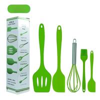 Ustensiles de cuisine en silicone 100 % écologiques, spatule de cuisson, compatibles lave-vaisselle et micro-ondes, plusieurs couleurs, vente chaude