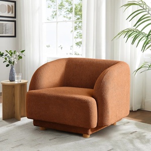 เก้าอี้พักผ่อนสไตล์คลาวด์ครีม ผ้าเชนิลล์ เก้าอี้โซฟาเดี่ยวสำหรับห้องนั่งเล่น ห้องนอน อพาร์ทเมนต์ เฟอร์นิเจอร์บ้านทันสมัย - Product Image 1